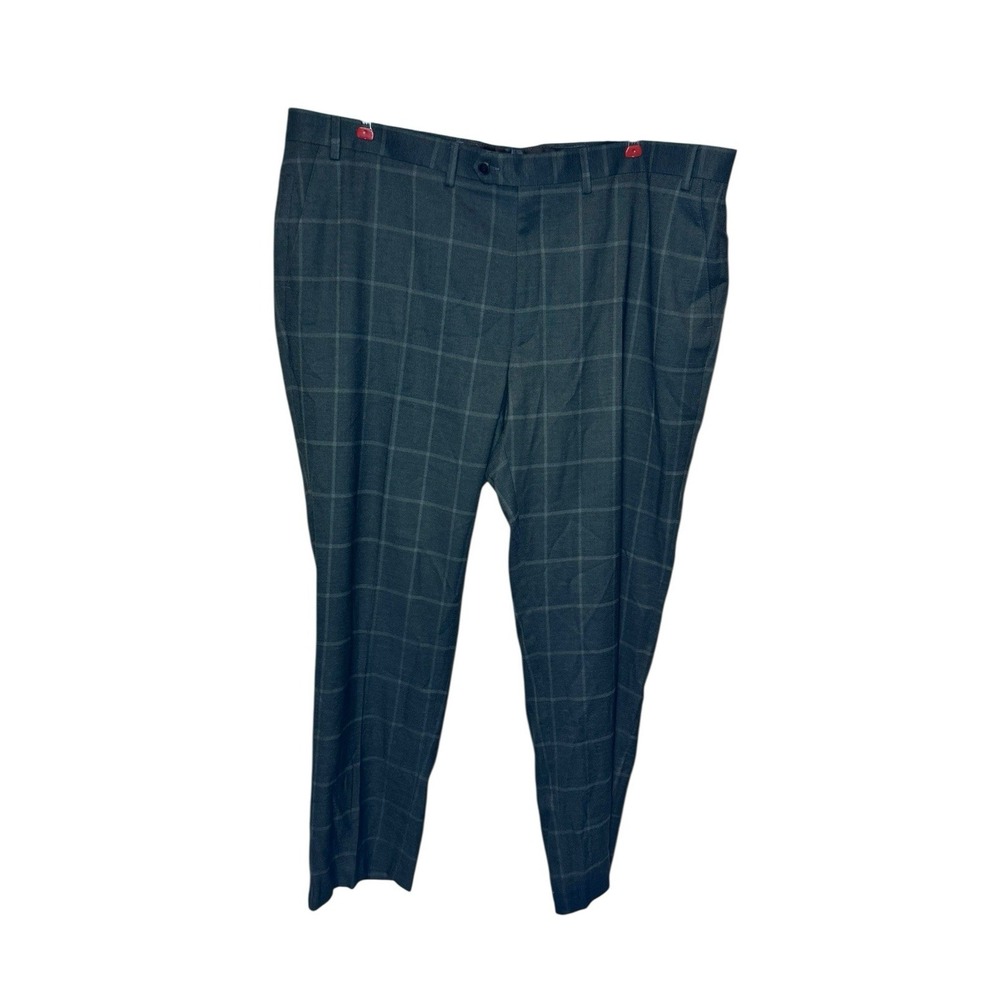 Sean John Men's Dress Pants Windowpane Singleton Career Trouser‎ Size 45X31 NWT